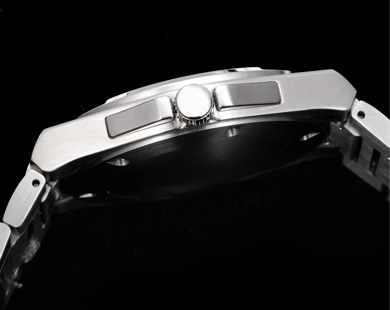 Fashionable Luxurious New Model Watch Stainless Steel case Automatic Winding Mechanical Watch for Men Sporty Waterproof Watch