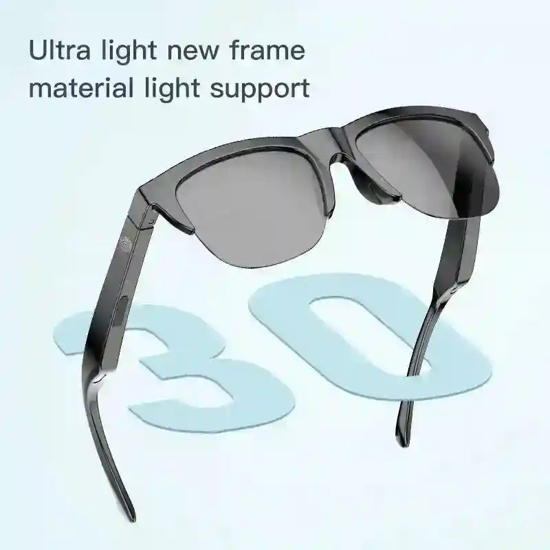 Smart Bluetooth Audio Sunglasses - YQH14 Wireless Sport Glasses Tidesmit