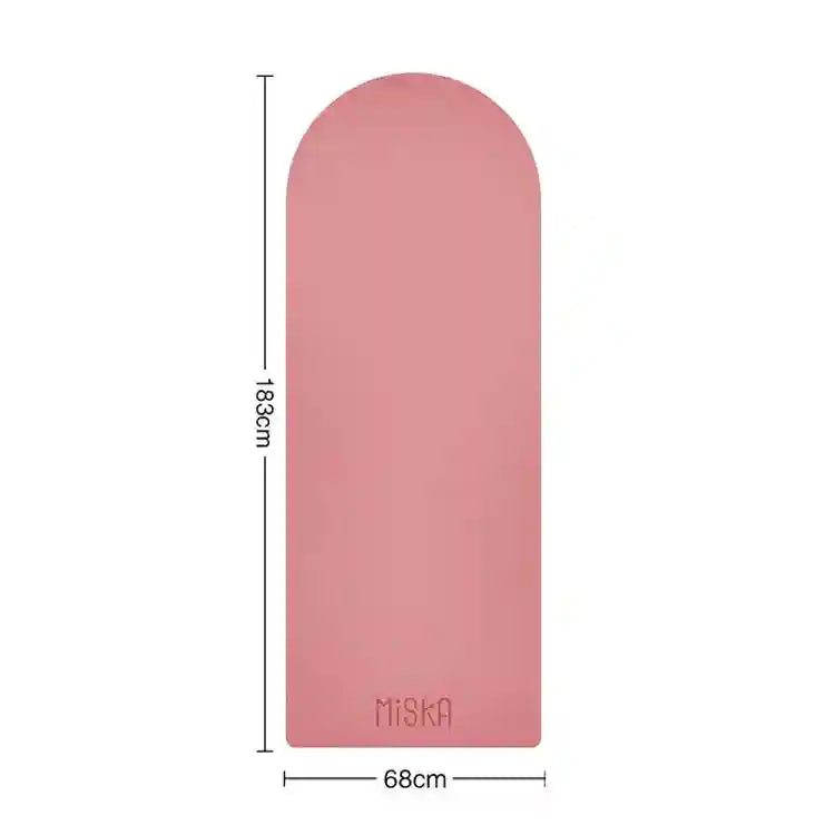 Eco Rubber Yoga Mat - Non-Slip 4.5mm Professional Fitness Pad Roes 4.5mm Tidesmit