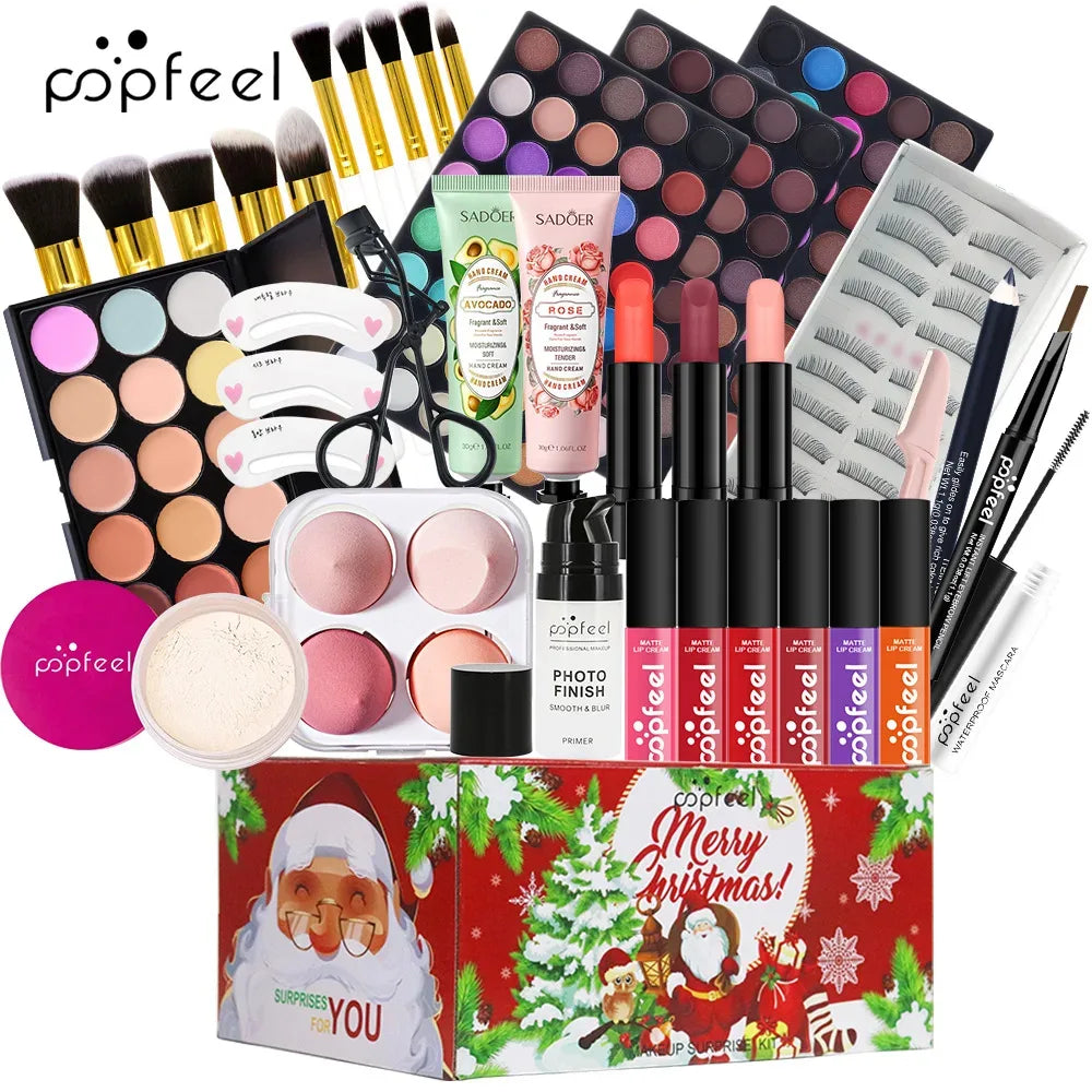 Professional Makeup Kit – Complete Cosmetic Set with Long-Lasting Formula Professional Makeup Kits POP003E Tidesmit