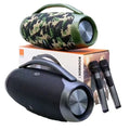 Portable Bluetooth Speaker 80W Heavy Bass - Black Waterproof Wireless Audio Black My Store