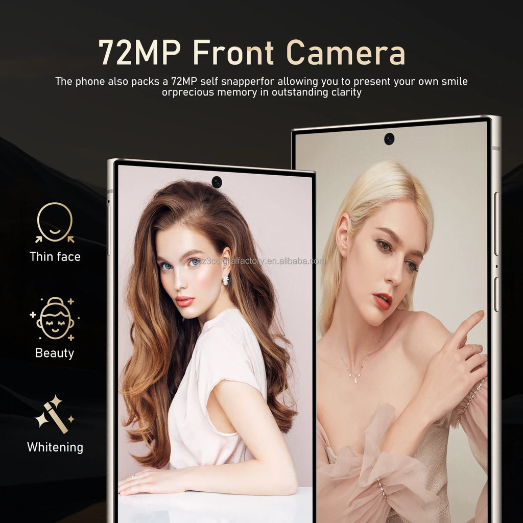 S25 Ultra 5G Smartphone 48+108MP Dual Sim Phone 16GB+1TB Deca Core CPU Smart Gaming Cellphone Global Version Mobile Phones