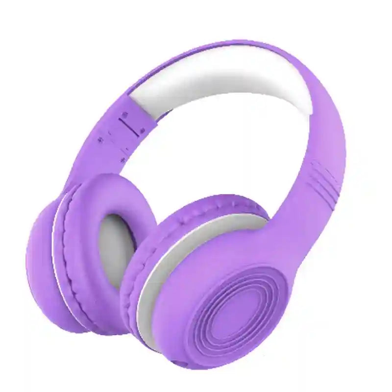 Wired Kids Headphones with Safe 85dB Volume Limiting by Tidesmit Purple Tidesmit