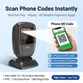 FS30 Budget-Friendly 2D QR Code Presentation Scanner USB Plug & Play for Convenience Store Mobile Cashier