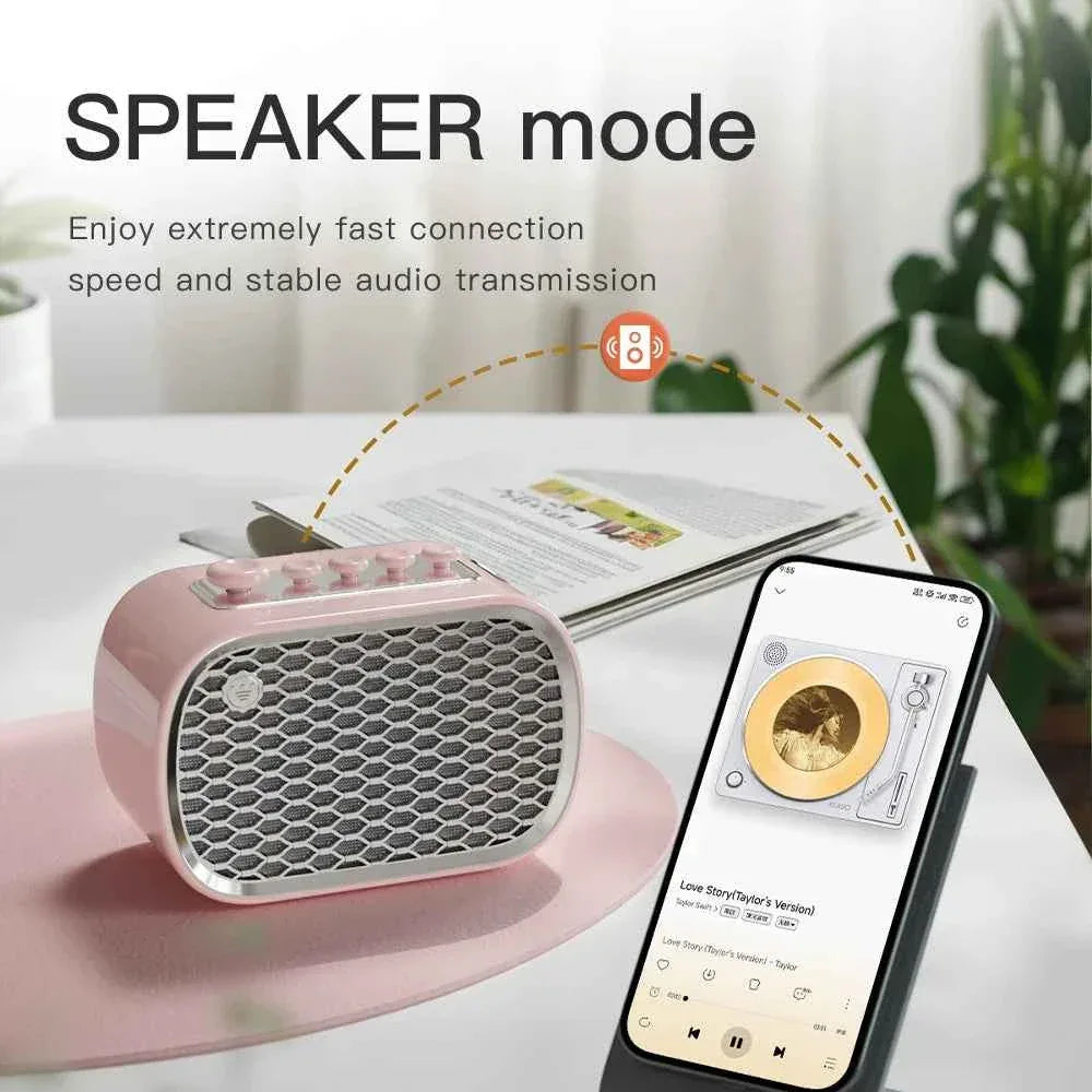 Portable Bluetooth Speaker - Wireless Beige Audio with 360 Sound My Store