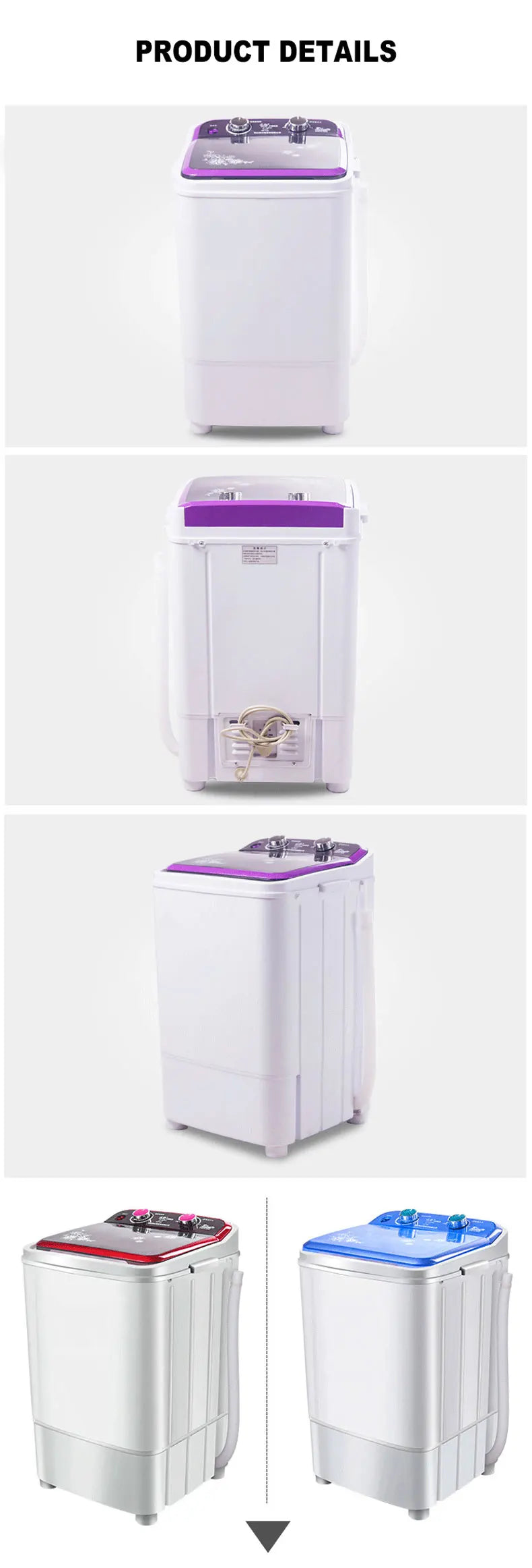 Tidesmit 7kg semi-automatic washer and dryer machine featuring dual tubs for efficient laundry washing and drying