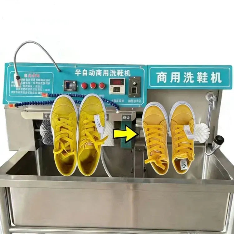 Commercial Sneaker Cleaning Machine with Steam and UV Shoes Washing Vending Machine Shoes Washer and Dryer Shoe Brushing Device
