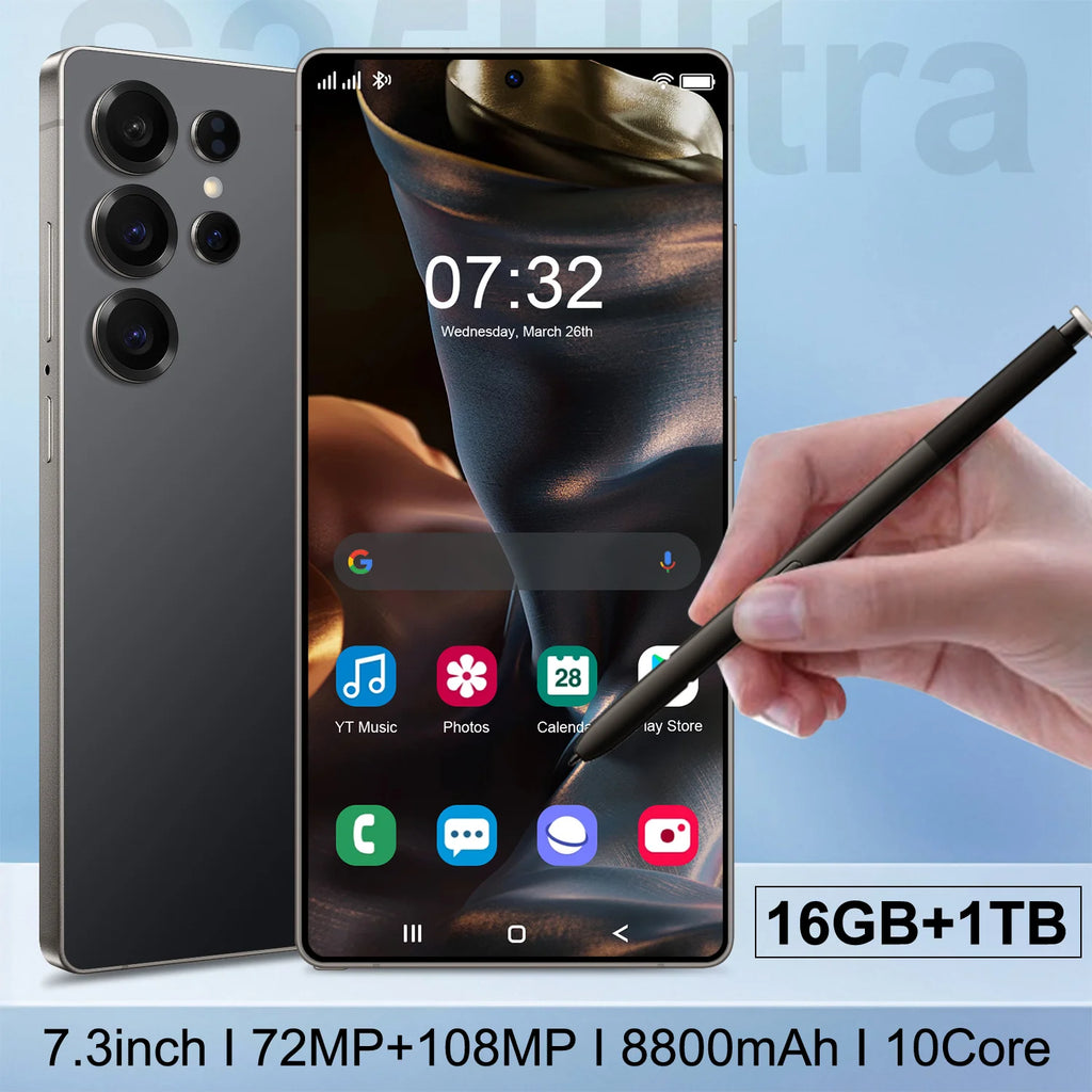 S25 Ultra 5G Smartphone - 1TB Storage, 16GB RAM, 7.3" AMOLED Tidesmit