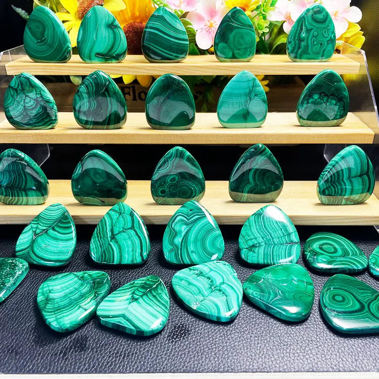 Kindfull 10+ Years Experience Natural Stone Polished Healing Energy Crystal Crafts Malachite Decoration