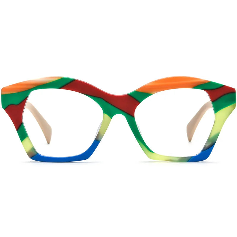 Luxury Lamination Square Acetate Designer Prescription Women Men High Quality Eye Glasses Optical 2025 Newest