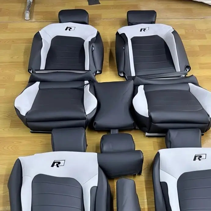 Full Set Leather Car Seat Cover Replacement Custom Fit for Volkswagen Golf Mk1