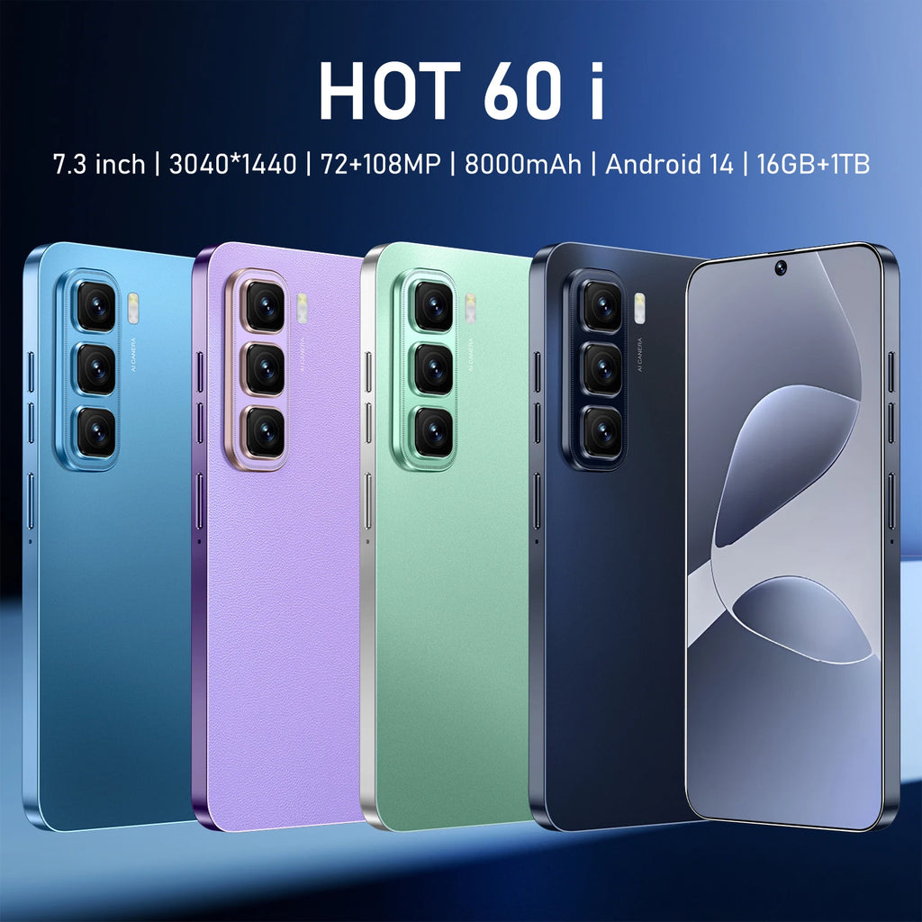 Infinix Hot 60i 5G smartphone with 7.3-inch display and Android operating system at a bargain price