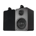 3-Way Passive Bookshelf Speakers - Black Wood 1-Inch Tweeter Cabinet Black Wood 1" My Store