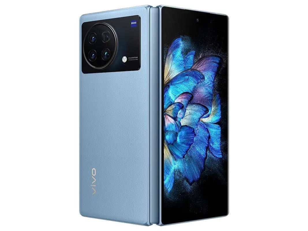 Tidesmit X Fold 5G smartphone with Snapdragon 8 Gen 1, 50MP quad cameras, 66W charging, and NFC in sleek finish.