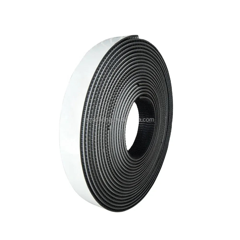 3M Dual Lock black self-adhesive hook tape roll on white liner backing