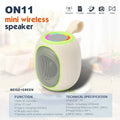 Portable Bluetooth Speaker | Waterproof Metal Wireless Audio White Metal My Store