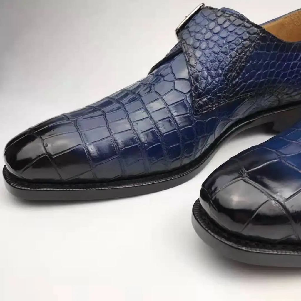 Wholesale Classic Sale Shoes for Men Genuine crocodile Fashion Men's Shoes alligator Oxford Stylish Wedding Party Shoes Men