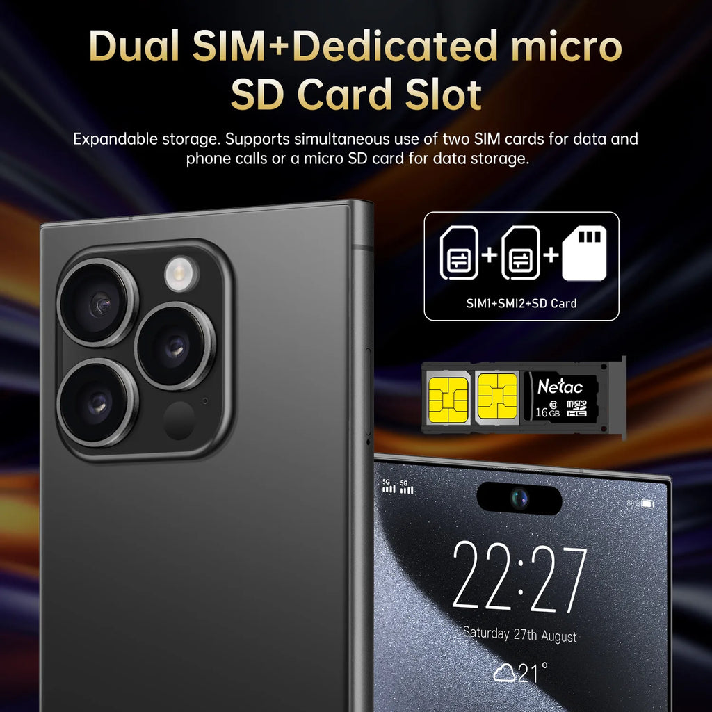 Mobile Phone Built-in Pen S25Ultra Eight-core 4G7.3-inch 20 Million Pixel 3 64  Hot 0TG