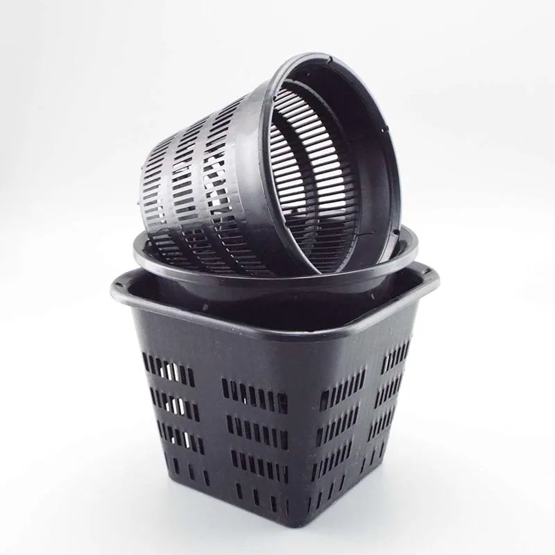 Mesh grow Pot Net Cup plastic Basket Orchid Plant Flowers Planting Nursery Pots Breathable Hydroponic Greenhouse Garden Tools