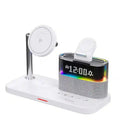 3-in-1 Wireless Charger Station - Qi Certified MagSafe Compatible White Tidesmit