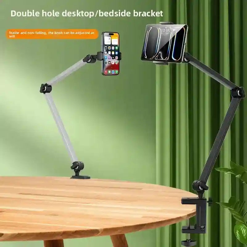 Smart Tracking Phone Stand: Rotating Desktop Holder for Home & Office Tidesmit