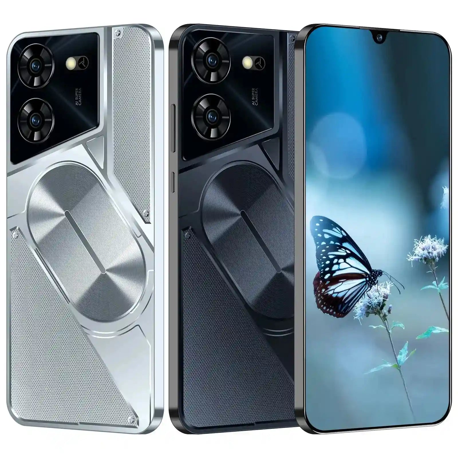 Tidesmit 5G Smartphone, 7.3 Inch AMOLED Display, 256GB Dual SIM, EU Model Tidesmit