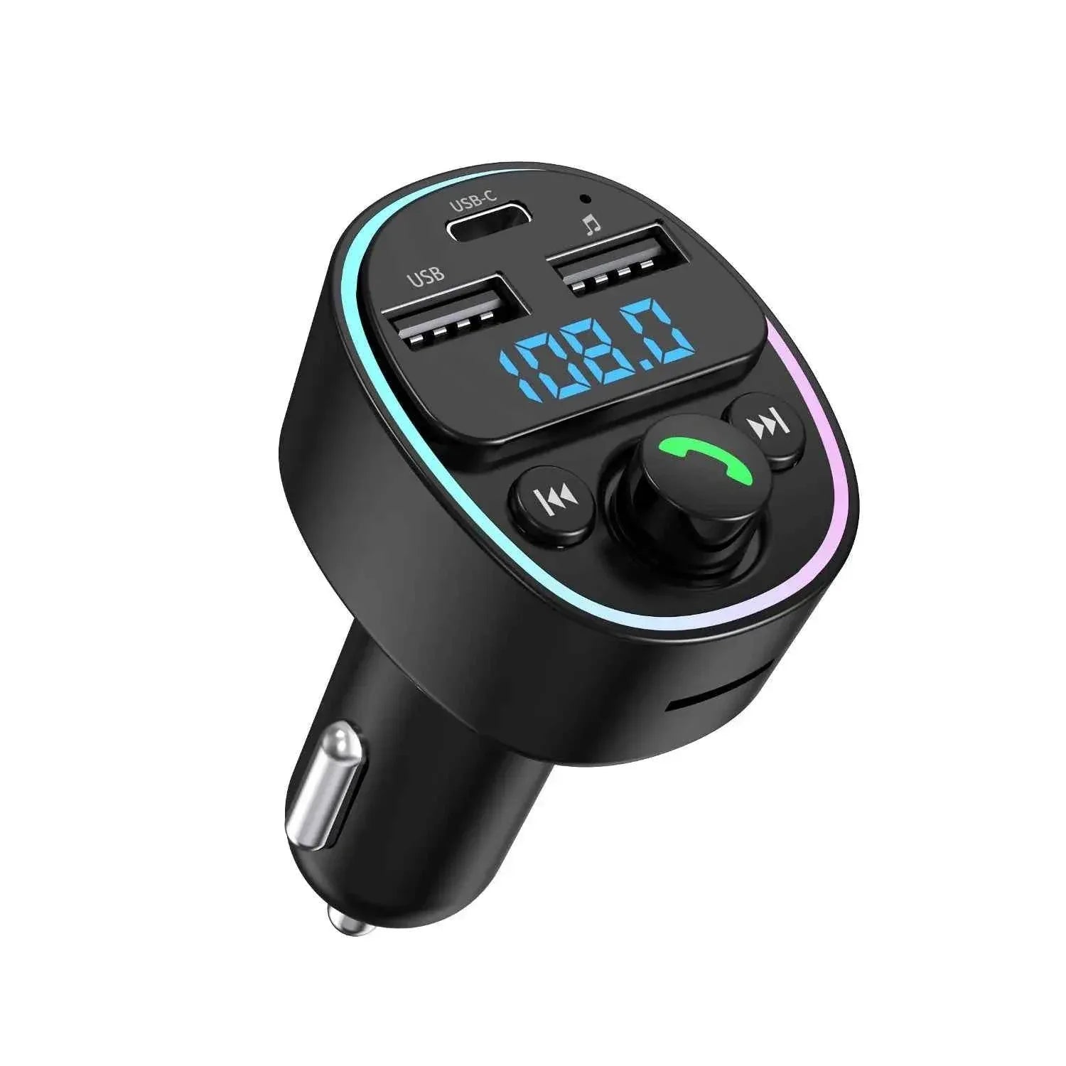 Bluetooth FM Transmitter Car Adapter - 25W PD Fast Charging Kit My Store