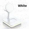 4-in-1 Wireless Charger Stand - 15W Fast Charging Station for Devices TYPE-C White Tidesmit
