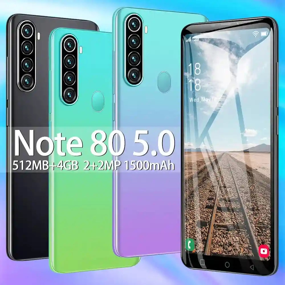 Note80 5.1-Inch HD Smartphone - Unlocked Mobile, 16GB, 1GB RAM Tidesmit