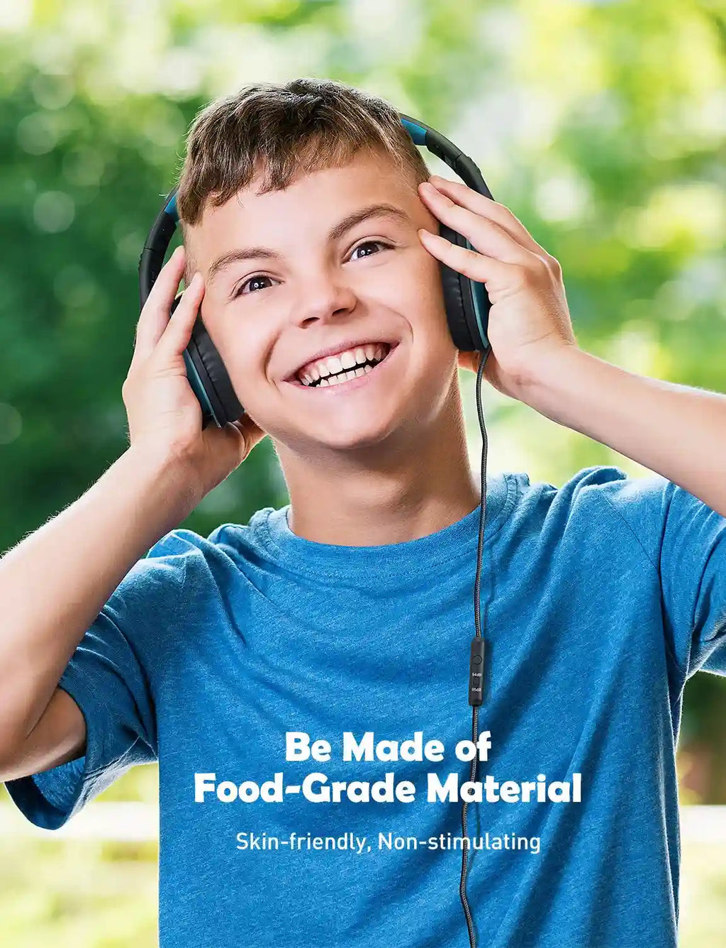 Wired Kids Headphones with Safe 85dB Volume Limiting by Tidesmit Tidesmit