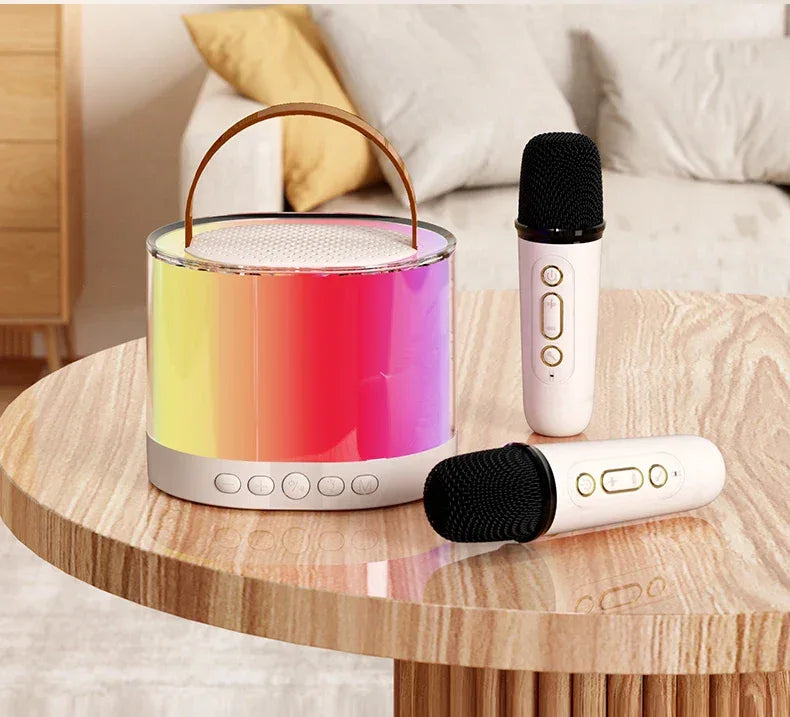Mini Wireless Karaoke Speaker with Dual Microphones - Portable Bluetooth My Store