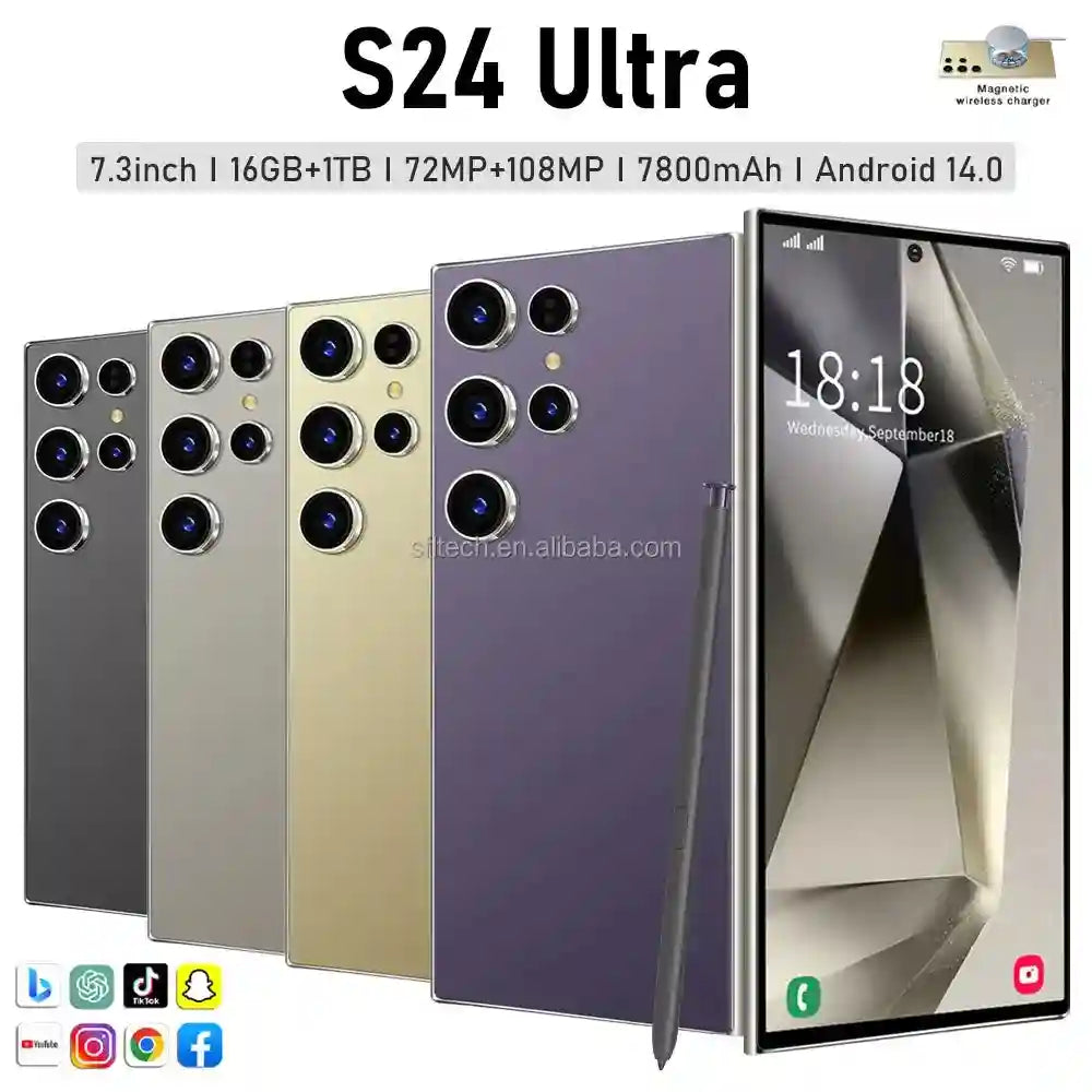 Samsung Galaxy S24 Ultra 5G 1TB - 16GB RAM Unlocked Smartphone Tidesmit