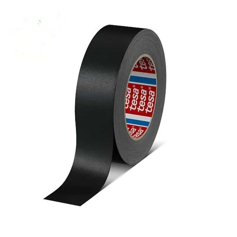 Tesa 4651 High-Performance Cloth Tape  Black Premium Acrylic Coated Colored Cloth Tape