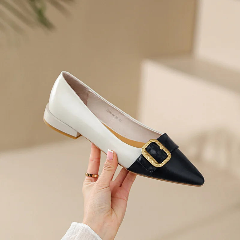 Scarp Donna Women Shoes Flats Loafers Slip-On Summer Spring Fashion Trend 2026 New Arrival Genuine Leather Soft Breathable