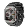 GTS9 Waterproof Smartwatch with Integrated Heart Rate & Fitness Tracker Dark gray in black GTS9 My Store