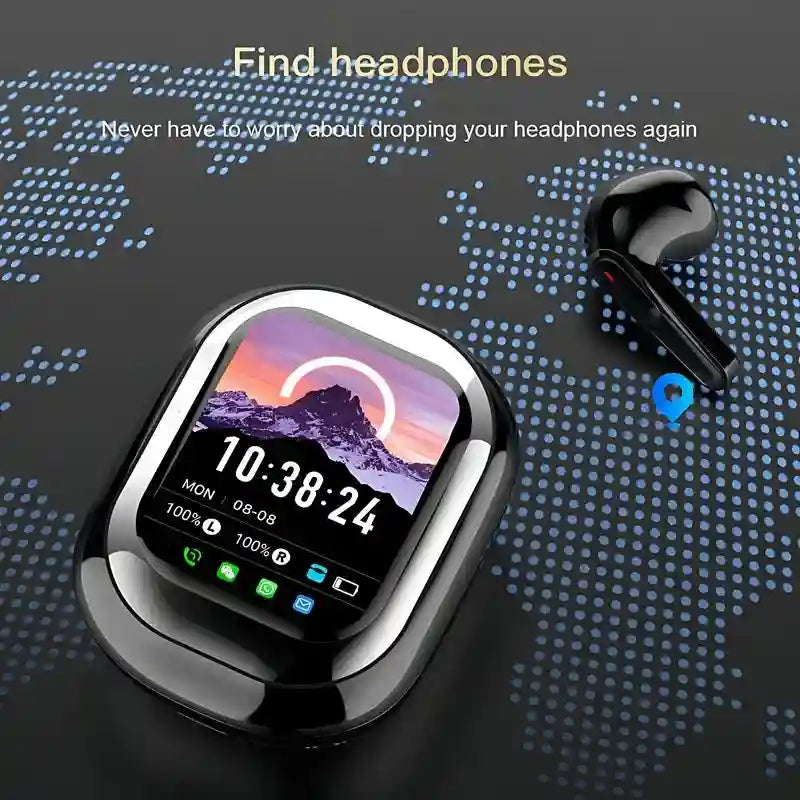Wireless Earbuds with LCD Touch Screen SE-ONE by Tidesmit Tidesmit