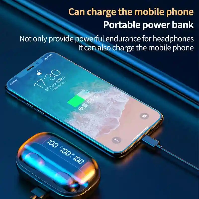 Wireless Sports Earbuds With LED Display - Tidesmit Audio Tidesmit