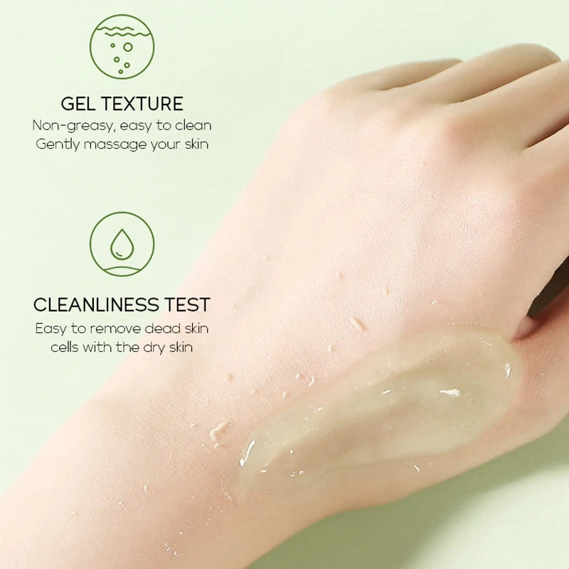 Facial Exfoliating Peeling Gel | Deep Pore Cleansing with Green Tea Scrubs Treatments Tidesmit