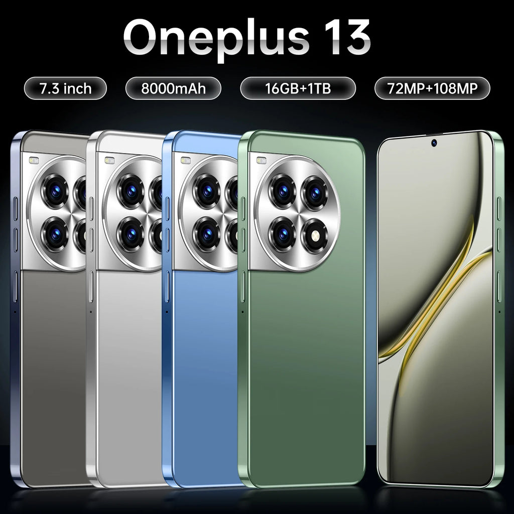 OnePlus 13 5G Smartphone 1TB 16GB RAM AMOLED Display Tidesmit