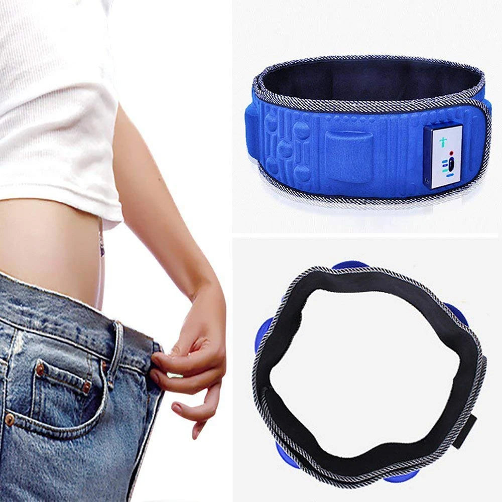 Vibration Abdominal Massage Belt for Waist Slimming - Tidesmit EU Plug Relaxation Treatment Tidesmit