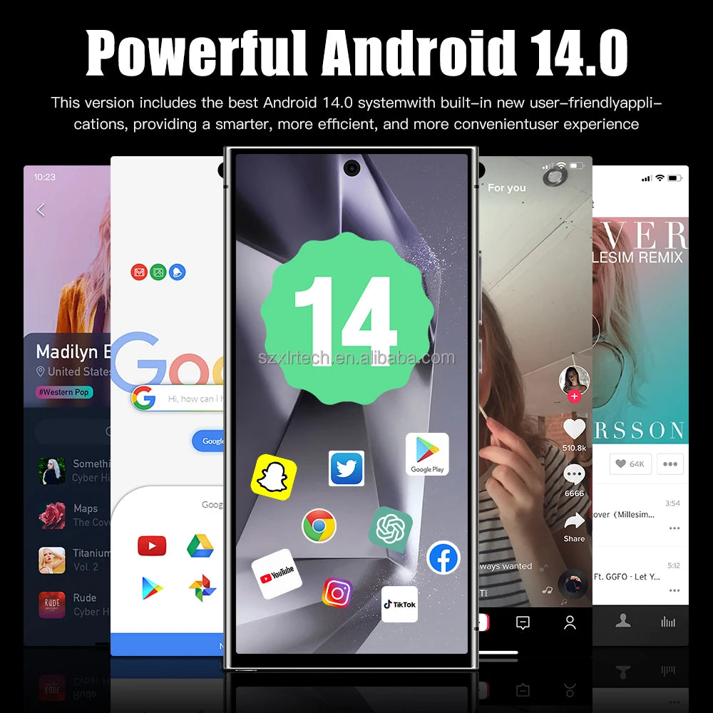 5G Smartphone 16GB RAM 1TB Storage - AMOLED Display & Dual SIM Tidesmit