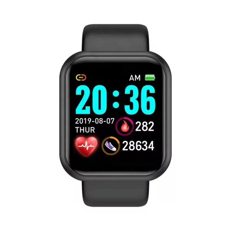 Smartwatch Fitness Tracker with Heart Rate Monitor - YQSWB6 Pink Bundle1 yqswb6 My Store