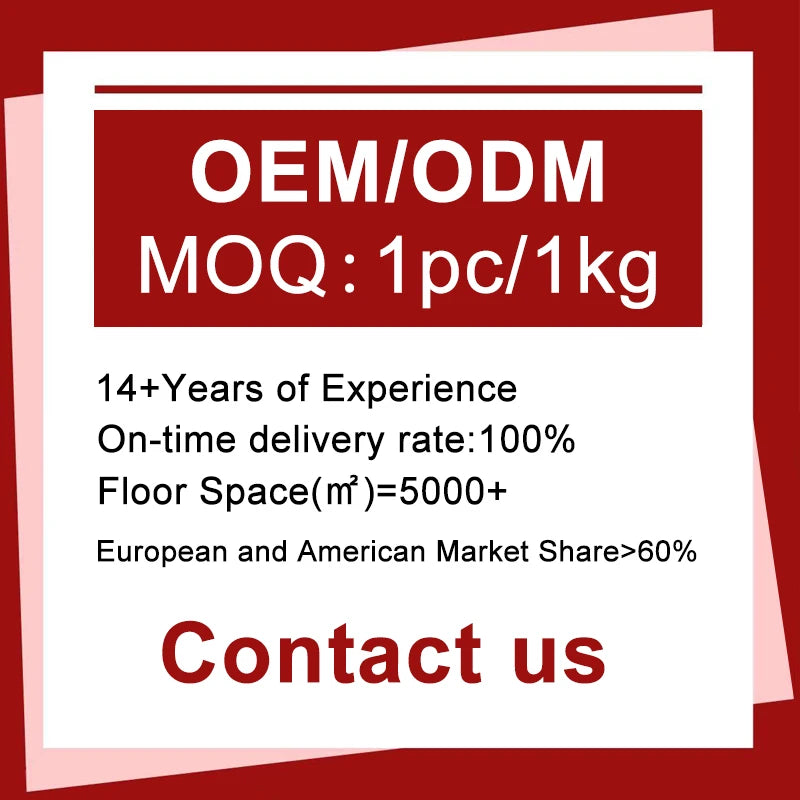 Red wholesale contact banner with MOQ and experience information