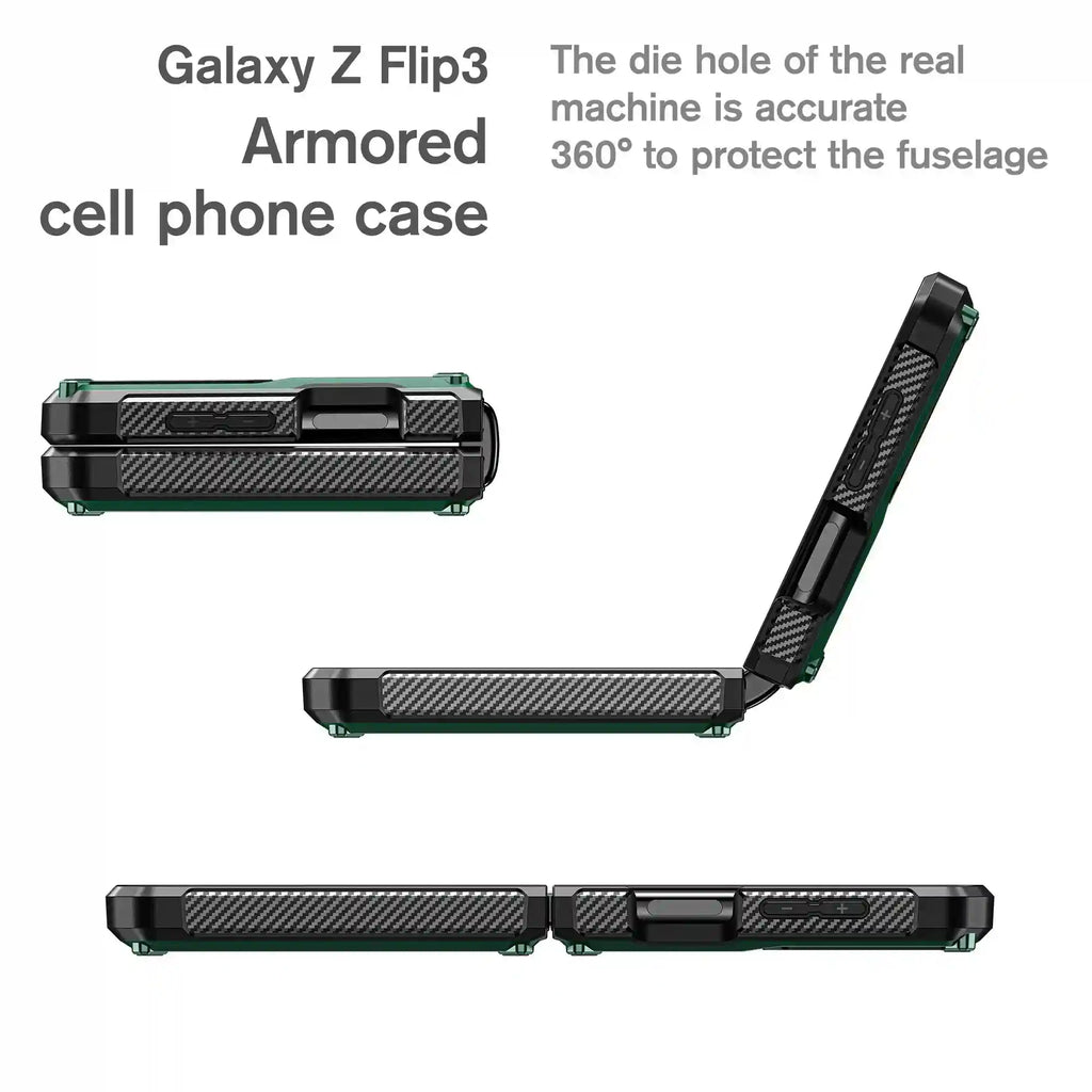 Galaxy Z Flip 4 Screen Protector Case - Shockproof Slim PC Cover Tidesmit