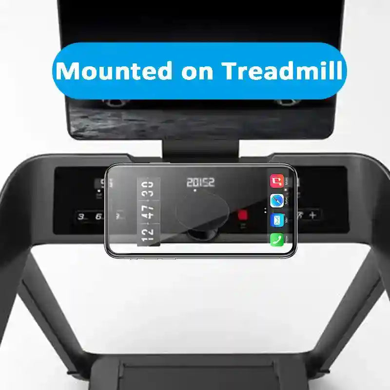 Magnetic Phone Holder for Gym - Aluminum Dual Magnet Mount Tidesmit