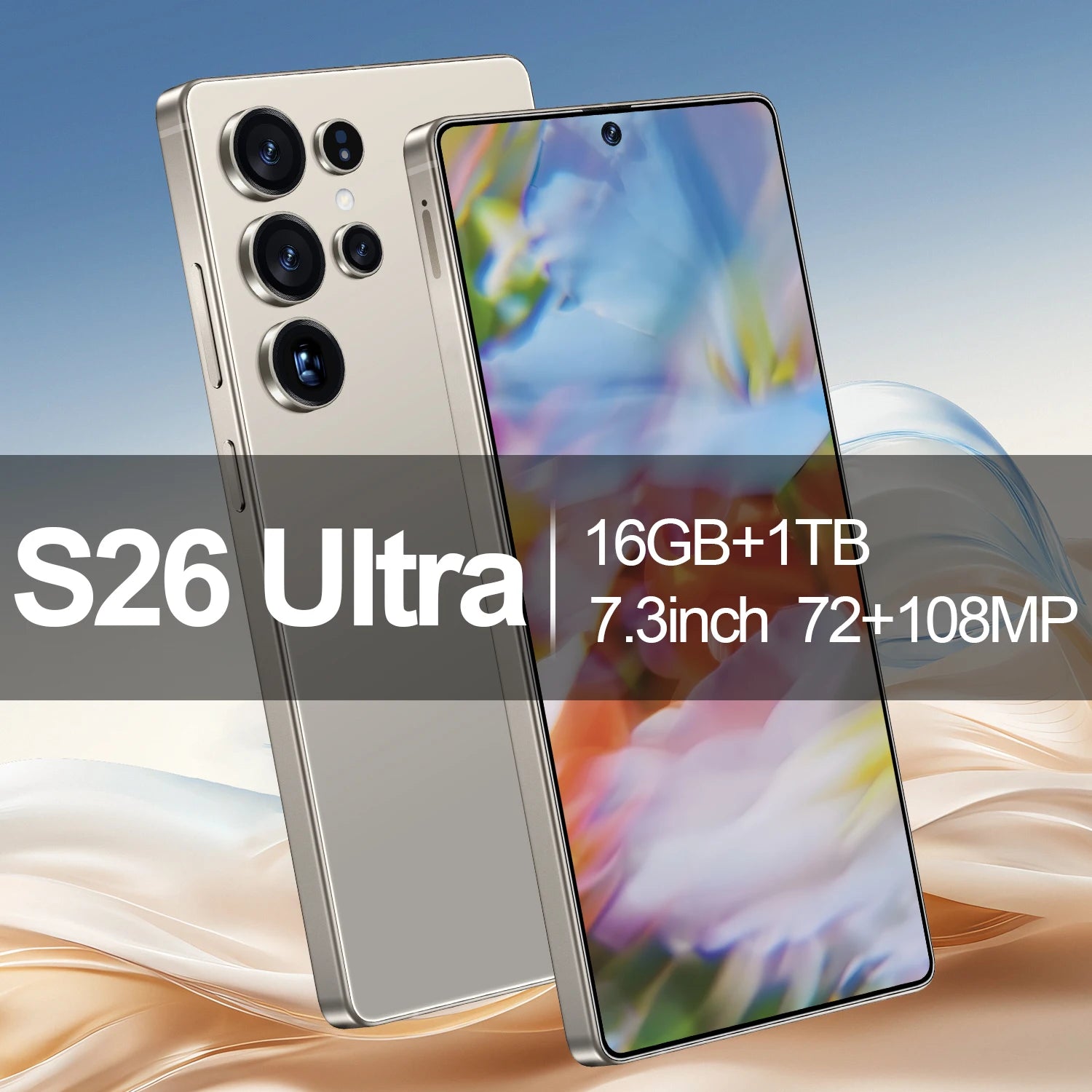 S26 Ultra 5G Smartphone: 16GB RAM, 1TB Storage & AMOLED Display Tidesmit