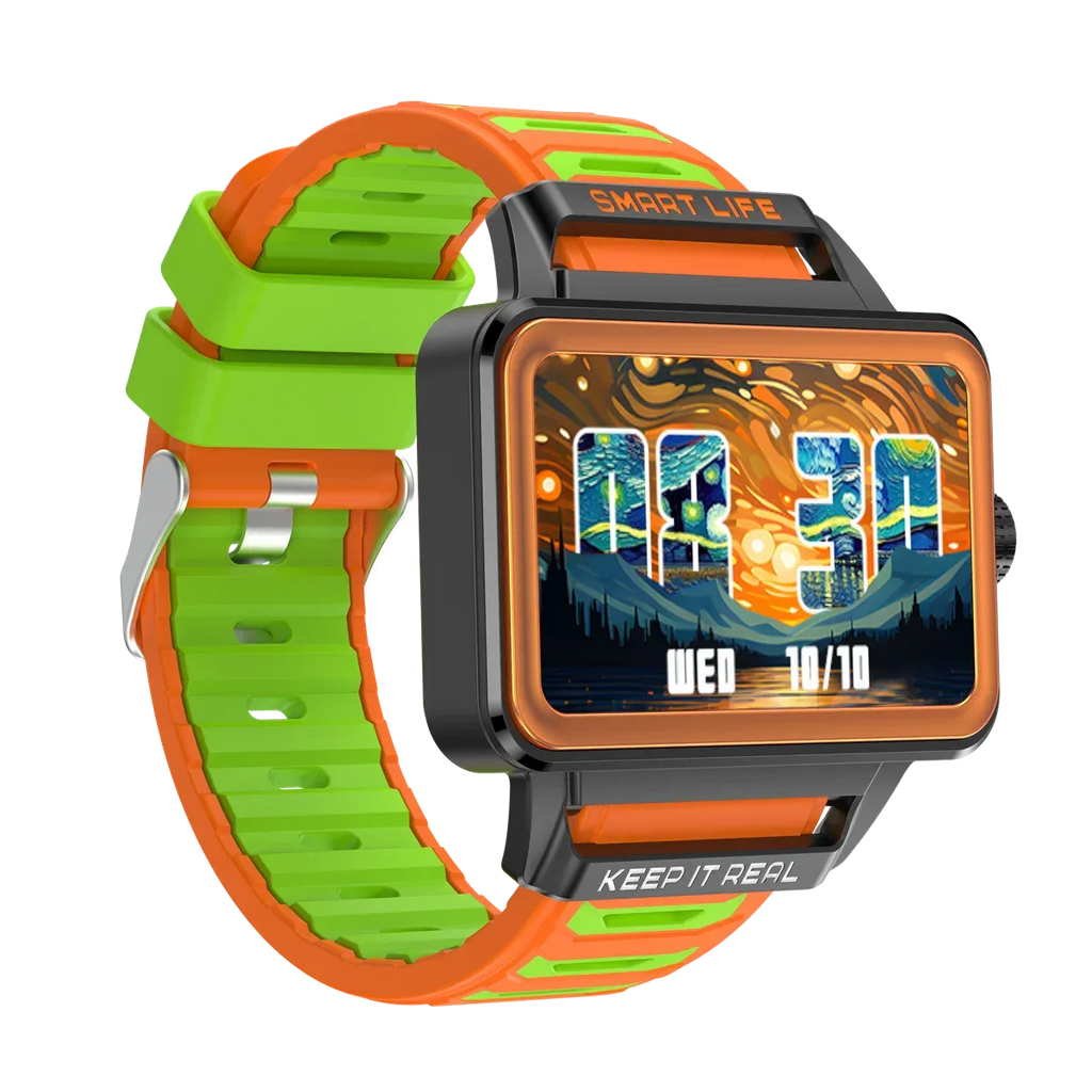 S666 Smartwatch & Fitness Tracker with Heart Rate Monitor (Green) My Store