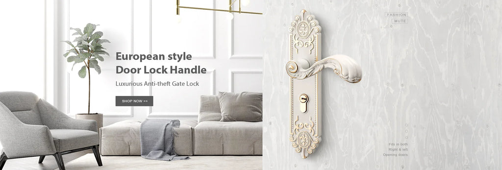 KAK Mute Mortice Sliding Door Lock Hidde Handle Interior Door Pull Lock Modern Anti-theft Room Wood Door Lock Furniture Hardware