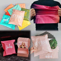 100% Biodegradable Corn Starch Mailers Post Envelopes Compostable Plastic Pink Shipping Mail Bag Packaging Poly Mailers