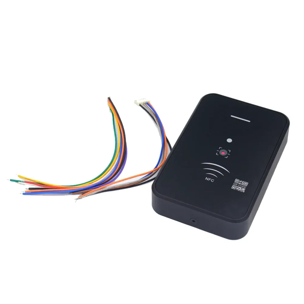Smart QR Code Access Control Card Reader 13.56Mhz RFID Barcode Scanner Support Wiegand RS485 TTL 20000 Users